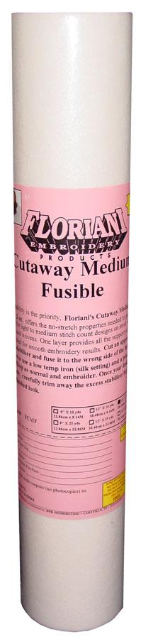 Floriani Cutaway Medium Fusible Stabilizer, 20in x 10yds