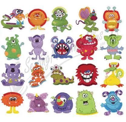 fringe monsters Dakota Collectibles Cute Monsters Fringe 970464