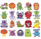 Dakota Collectibles Cute Monsters embroidery design set featuring colorful monster characters