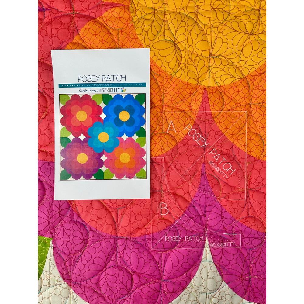 2pc Posey Patch Template Set