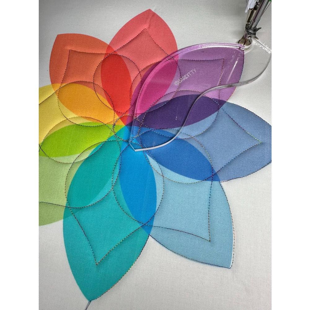 Quilt Keeper Ruler Set + Fabric Panel