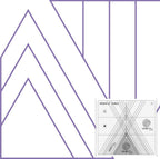 Sariditty 3 Piece Paradigm 60 Degree Triangle Ruler Set - Sewingmachinesplus.com