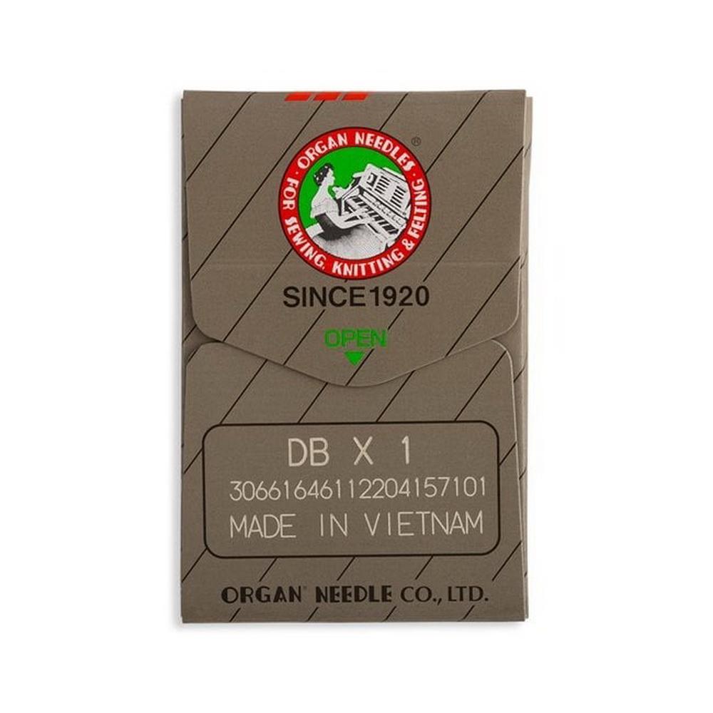 Organ Regular Point Industrial Machine Needles - 70/10 - DBx1, 16x231, 16x257, 1738 - 10/Pack - Sewingmachinesplus.com