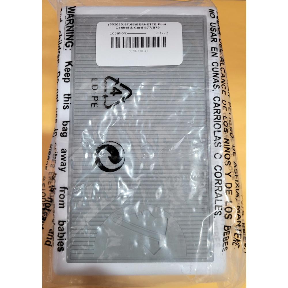 BERNETTE Foot Control & Cord B77/B79 (502020.97.69) - Sewingmachinesplus.com