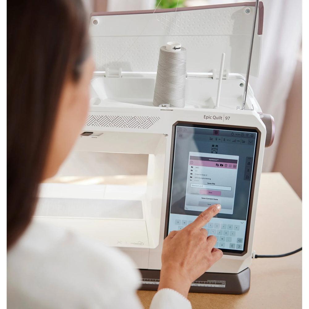HUSQVARNA VIKING Epic Quilt 97 Sewing Machine & Accessories Bundle
