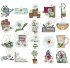 Dakota Collectibles Daisies Embroidery Designs - 970242