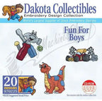 Dakota Collectibles Fun For Boys embroidery designs CD-ROM, 20 designs, multicolor