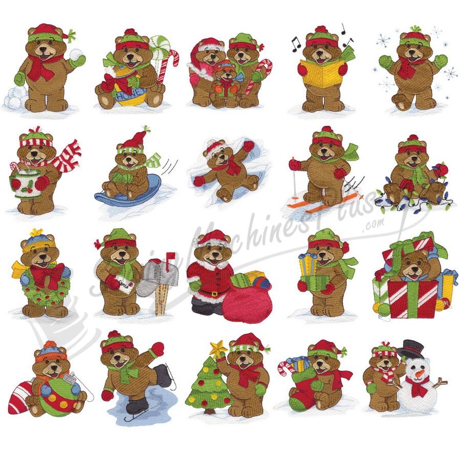 Dakota Collectibles Beary Christmas Embroidery Designs - 970409