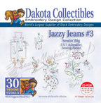 Jazzy Jeans 3 Embroidery Designs CD-ROM with 30 designs by Dakota Collectibles