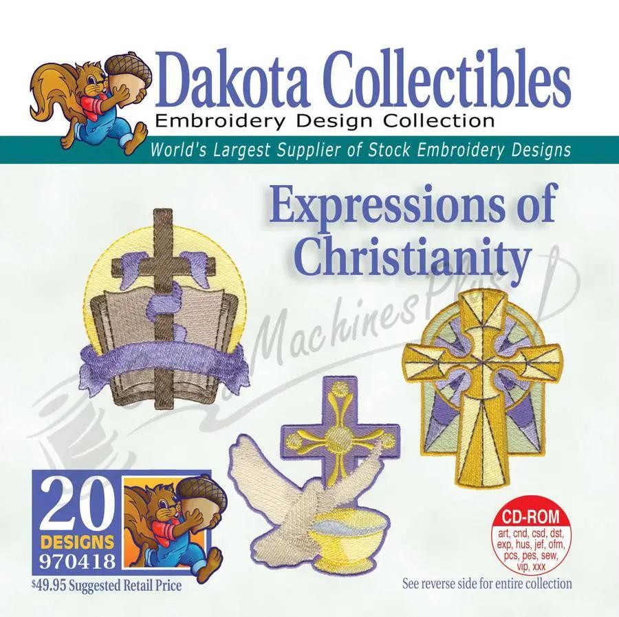Dakota Collectibles Expressions of Christianity embroidery design CD-ROM with 20 designs