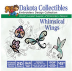 Dakota Collectibles Whimsy Wings 20 4x4 (970505) - Sewingmachinesplus.com