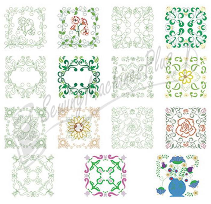 Dakota Collectibles Quilt Square 15 5x7 (970507) - Sewingmachinesplus.com