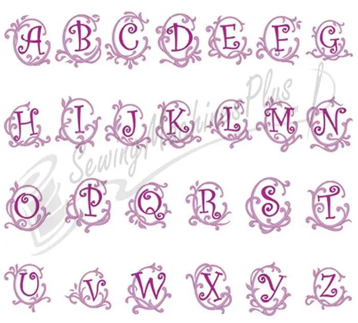 Dakota Collectibles Elegant Monograms 15 5x7 (970509) - Sewingmachinesplus.com