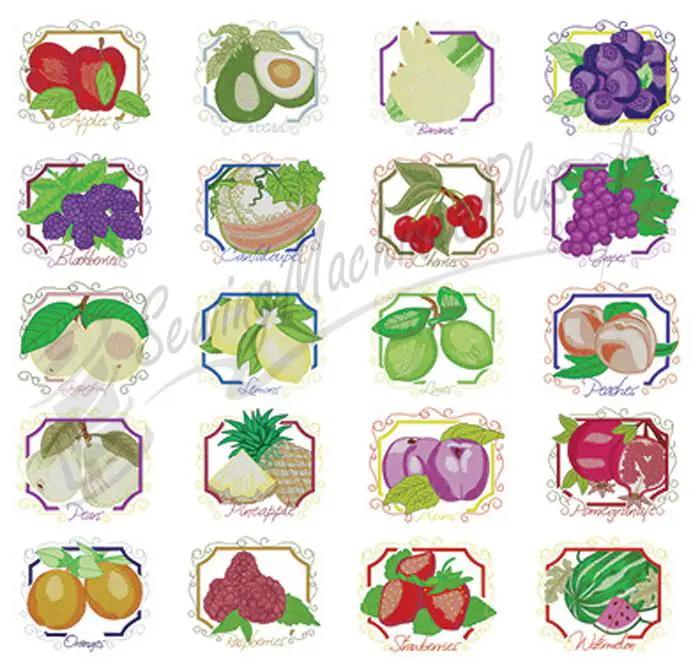 Dakota Collectibles Fruit Fancy 20 4x4 (970510) - Sewingmachinesplus.com