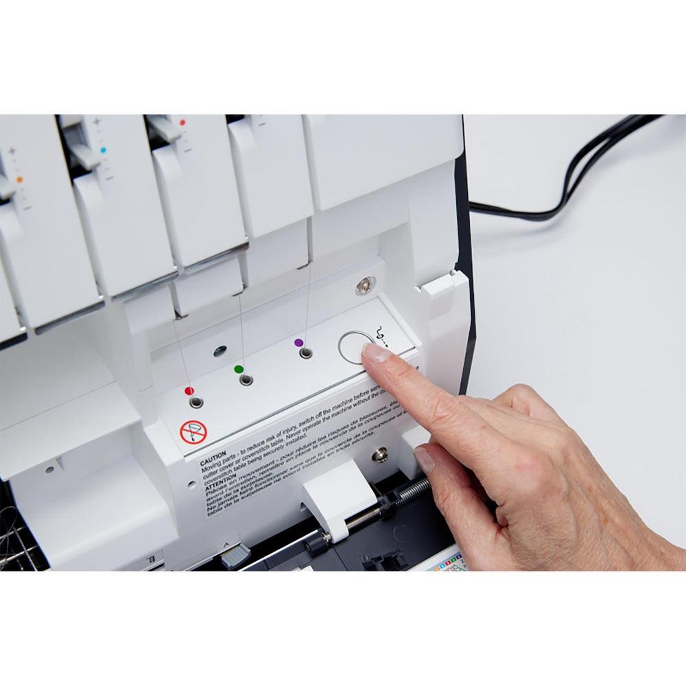 PFAFF Admire Air 6000 Black Coverlock Machine - Sewingmachinesplus.com