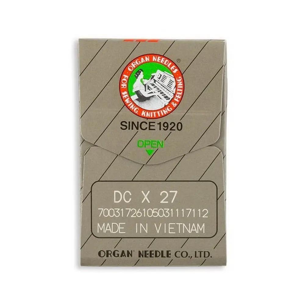 Organ Light Ball Point Industrial Machine Needles - Size 16 - DCx27, B27, MY1023, SY6120 - 10/Pack - Sewingmachinesplus.com