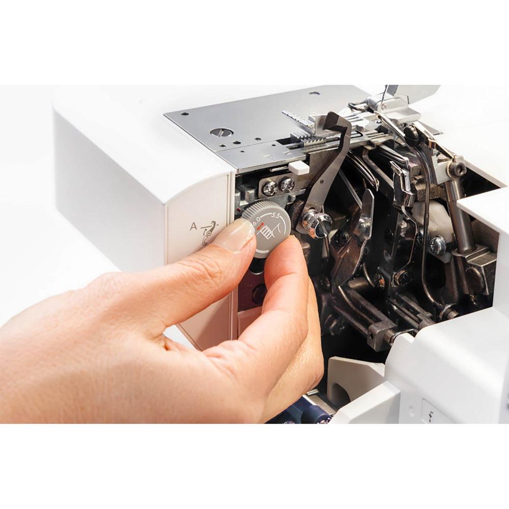 PFAFF Admire Air 6000 Black Coverlock Machine - Sewingmachinesplus.com