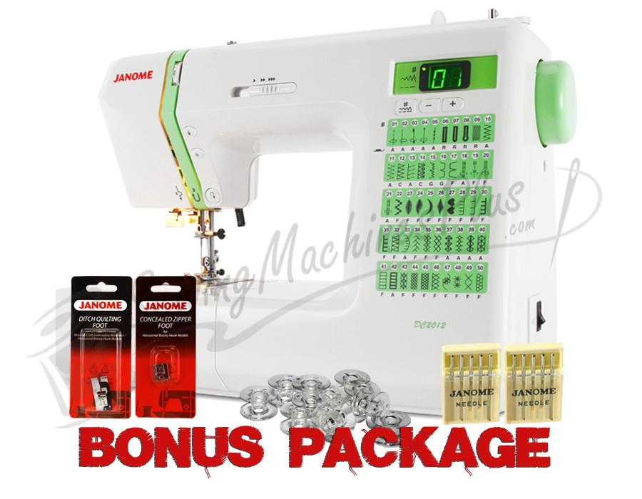 Janome DC2012 Computerized Sewing Machine w/ FREE BONUS