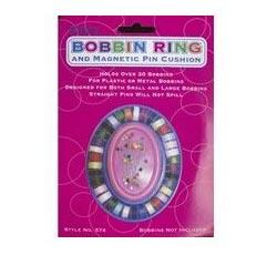 Bobbin Ring - Holds Over 30 Bobbins with Magnetic Pin Cushion