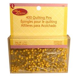 400 Nickel Plated Steel Quilting Pins 1 3/4" Inch Long - Sewingmachinesplus.com