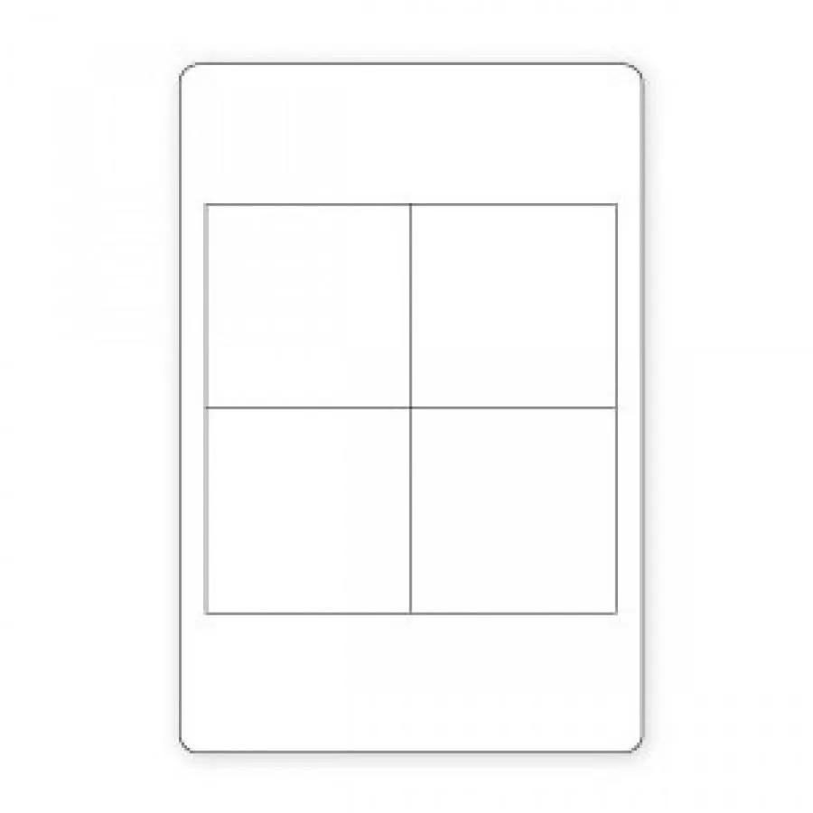 Sizzix Bigz L Squares die with four-square grid for 2-inch finished squares