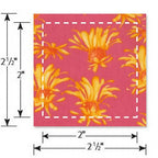 Sizzix Bigz L Die - Squares, 2in finished (2.5in unfinished), pink floral fabric