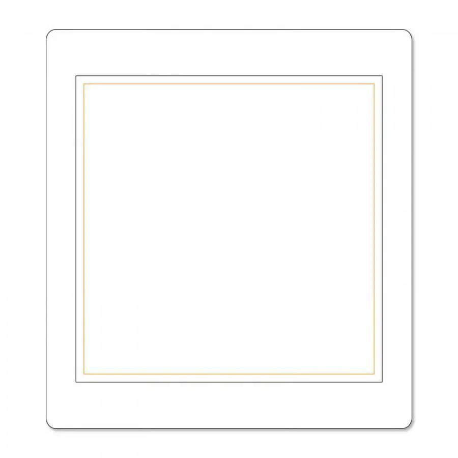 Sizzix Bigz Die Square, 4 inch finished size (4 1/2 inch unfinished) for cutting machines