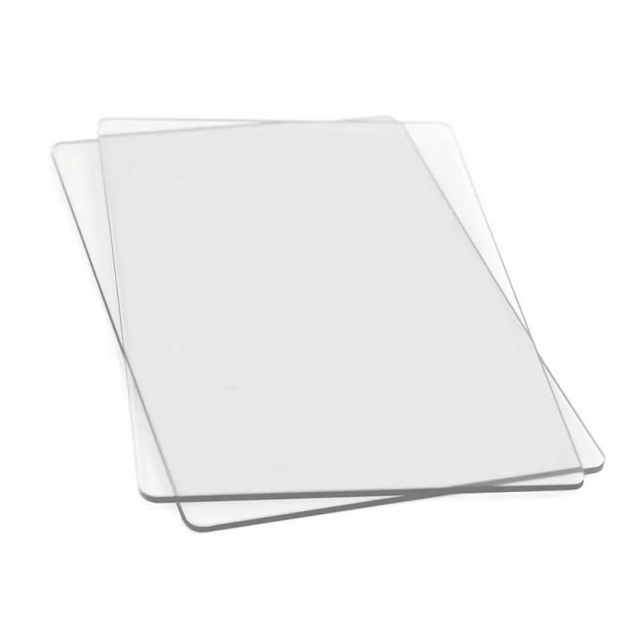 Sizzix cutting pads, standard 1 pair, clear acrylic, cutting machine accessory