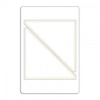 Bigz L Die for cutting machines; half-square triangles, 5-inch assembled square