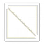 Sizzix Bigz Die: Half-Square Triangles, 4 1/2-inch assembled square cutting die