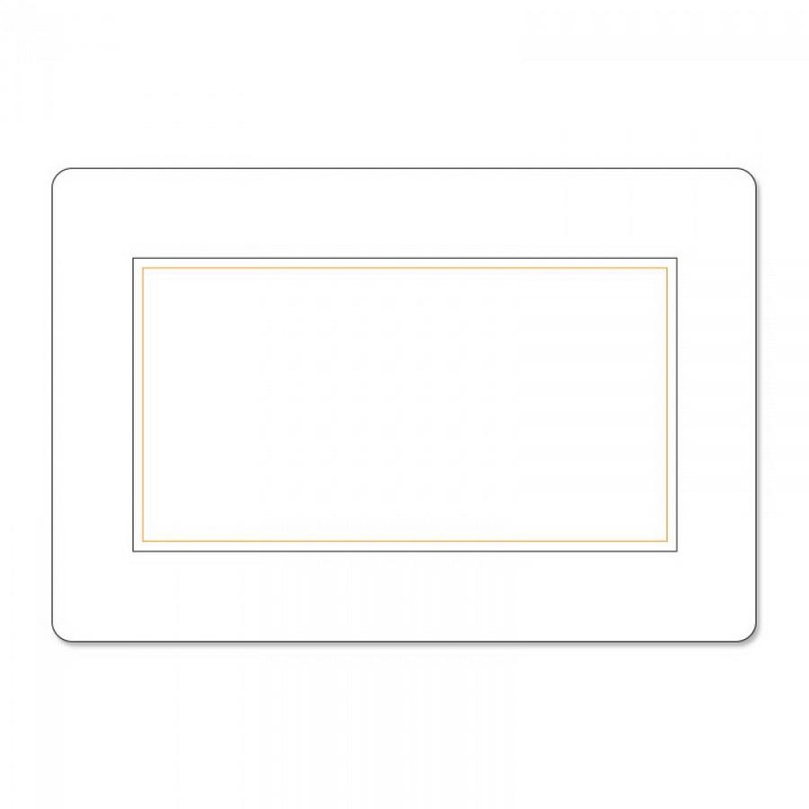 Sizzix Bigz L Die - Rectangle, 3 inch x 6 inch Finished (3 1/2 inch x 6 1/2 inch Unfinished)