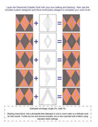 DIME - Diamonds Cheater Quilt with Designs
