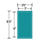 Sizzix Bigz L Die - Rectangle, 3 inch x 6 inch Finished (3 1/2 inch x 6 1/2 inch Unfinished)