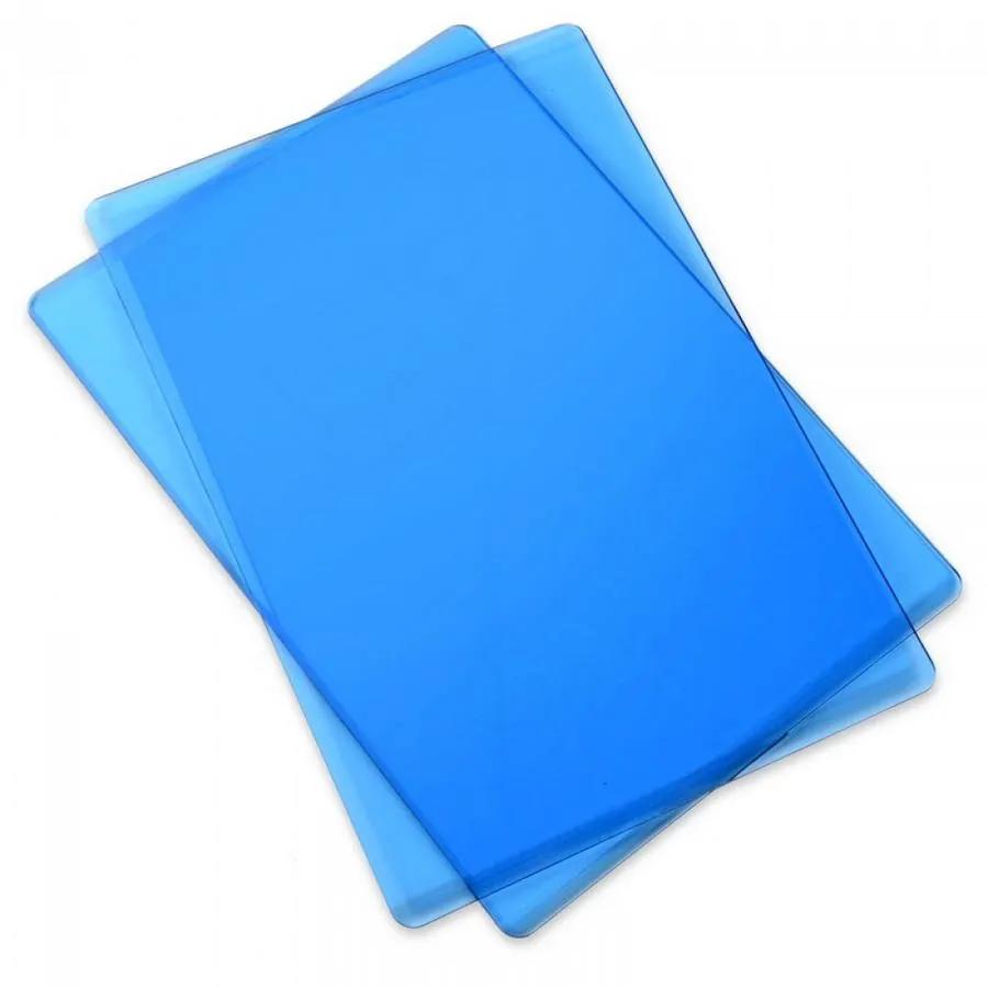 Sizzix cutting pads, standard, blue plastic, 1 pair