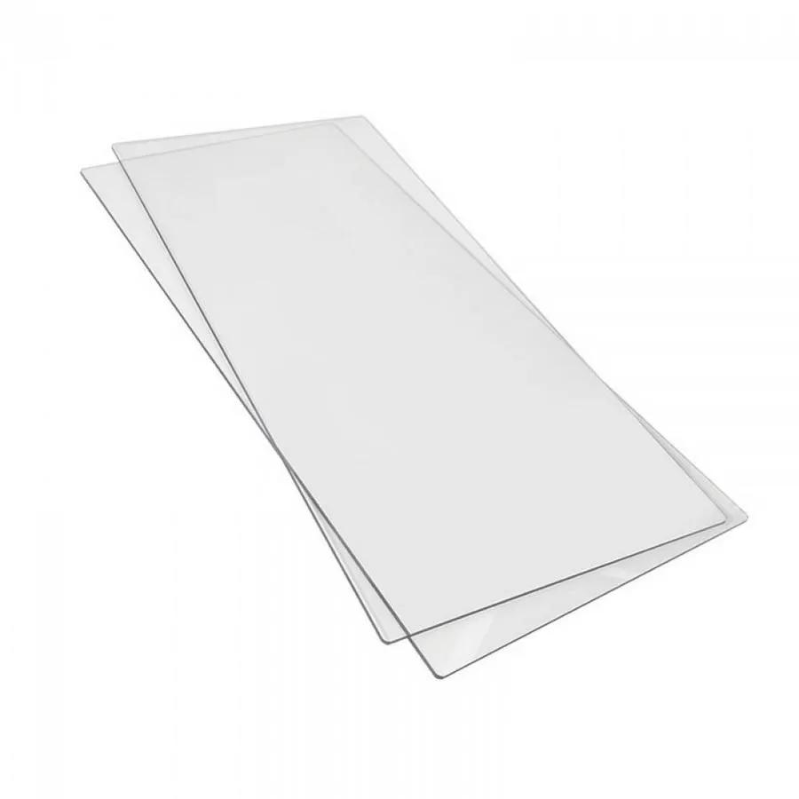 Sizzix Big Shot Pro cutting pads, Extended, 1 pair, clear plastic