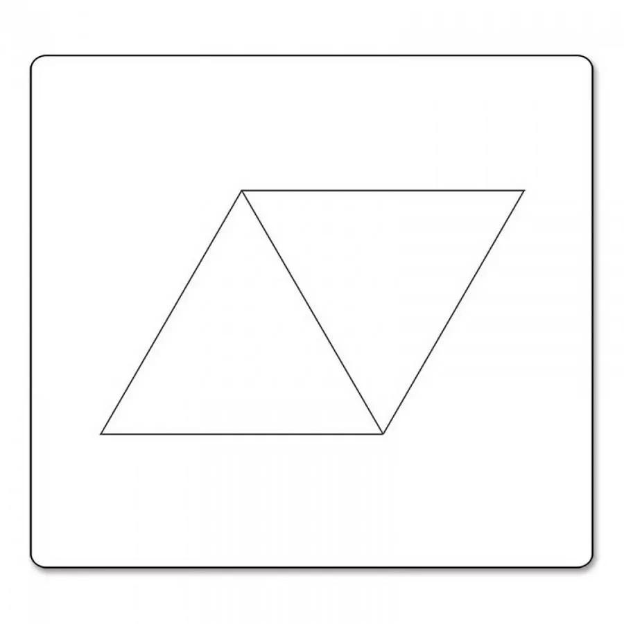 Sizzix Bigz Die Triangles, Equilateral, two triangles, 2 1/2 x 2 3/4 in cutting die, unfinished