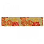 Sizzix Bigz XL 25-inch strip die, 5-inch wide, orange floral pattern on beige background