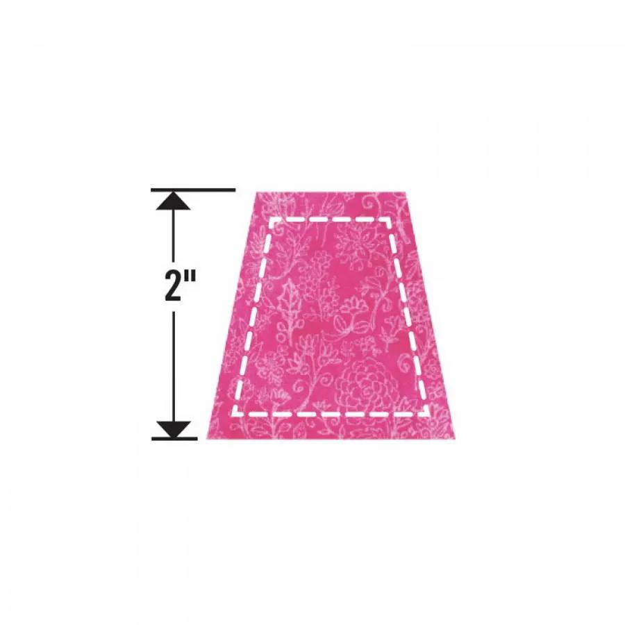 Sizzix Bigz Die - Tumbler, Mini cutting die; pink floral pattern with a 2-inch height guide