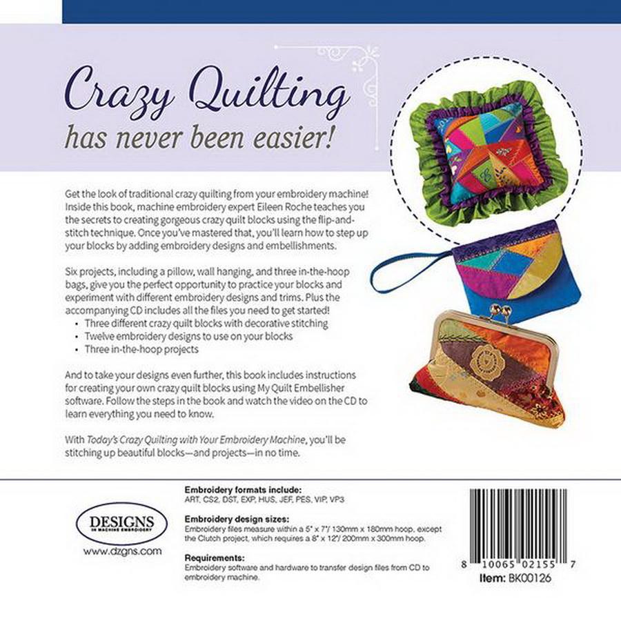 DIME - Crazy Quilting with Your Embroidery Machine by Eileen Roche