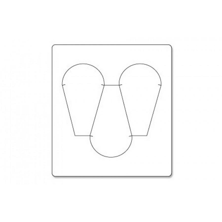 Sizzix Bigz Die - Dresden Plate, Small