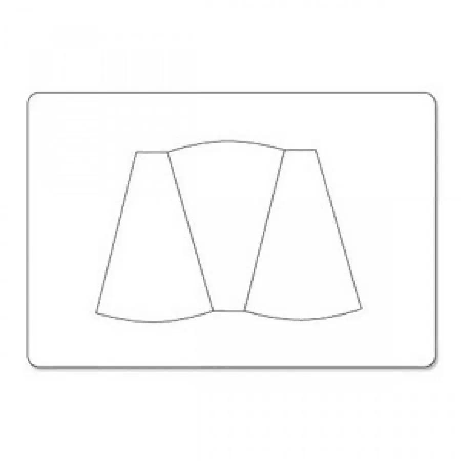 Sizzix Bigz L Die - Fan Blade, 30 degrees, cutting machine die by Sizzix