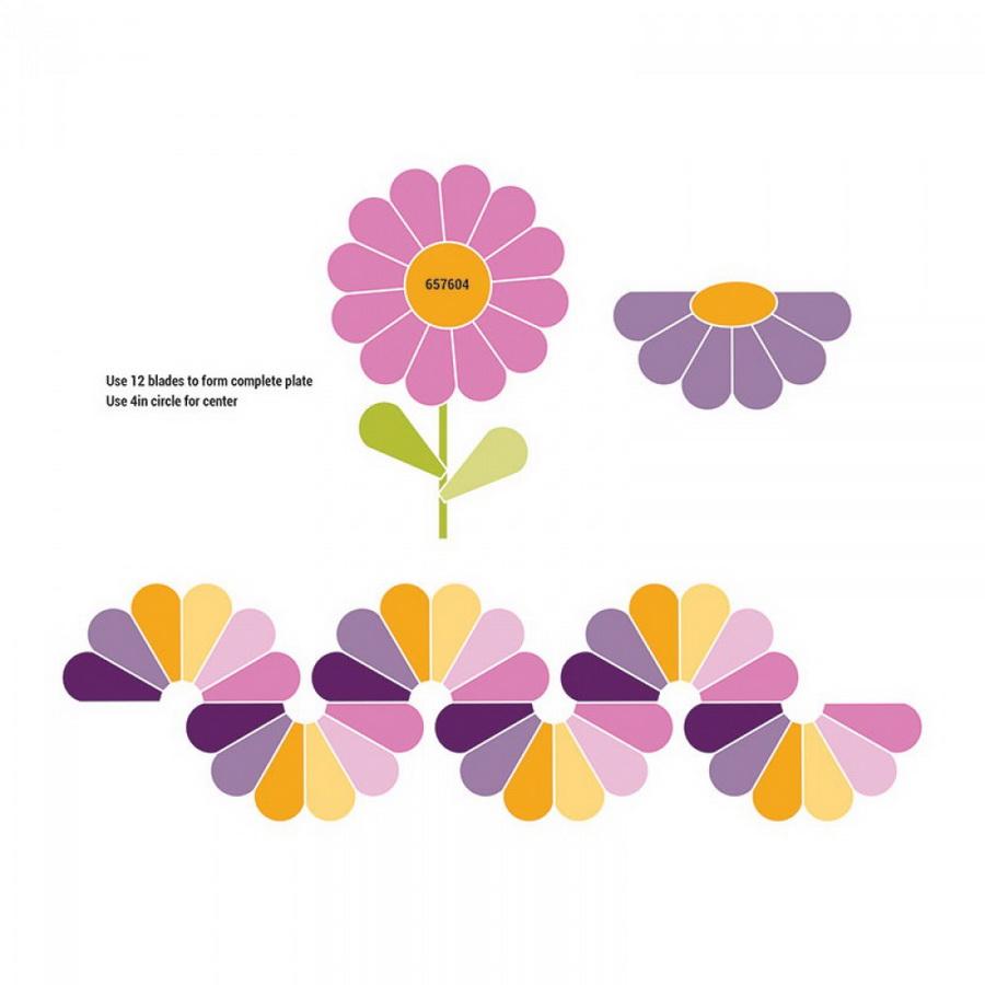 Sizzix Bigz L Die - Dresden Plate, Large