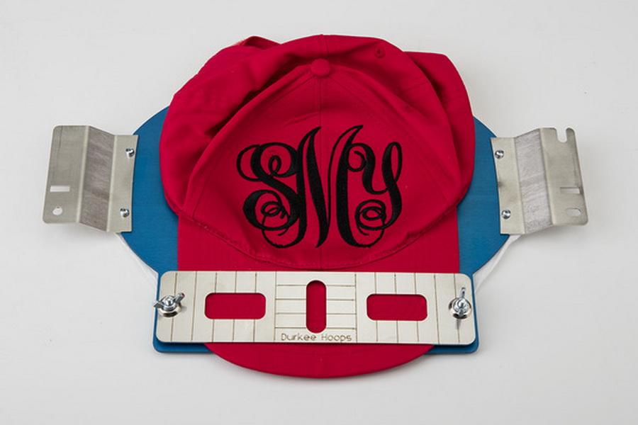 Durkee Embroidery Cap Frame for Multi-Needle Commercial Embroidery Machines - 5.5in x 6in Flat Cap Frame