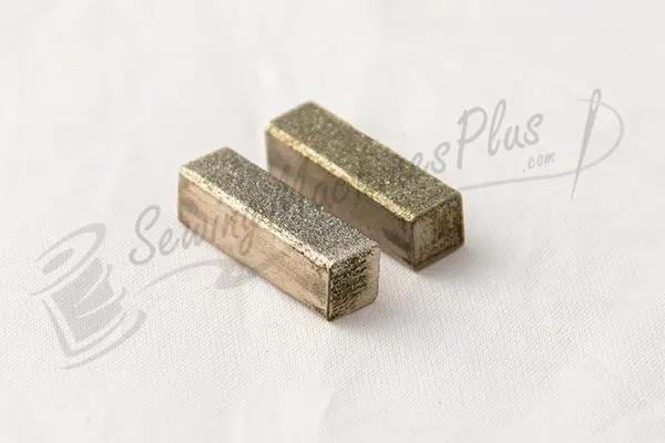 TrueSharp diamond replacement stones for rotary cutters, Grace Company; two rectangular diamond-grit blocks