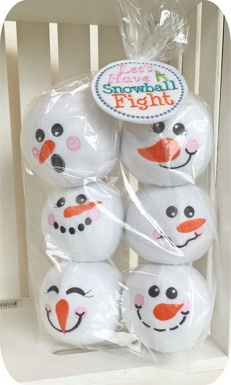 Embroidery Garden Snowman Snowballs Set - Sewingmachinesplus.com