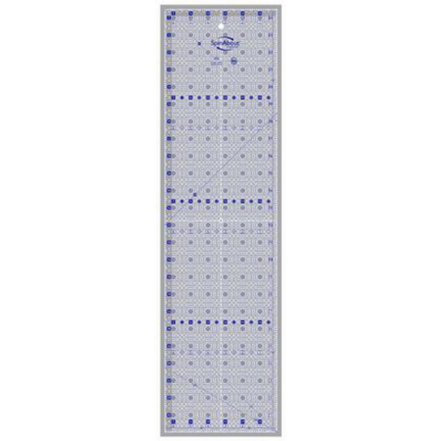SpinAbout 6.5 in x 24.5 in Rectangle Ruler - Sewingmachinesplus.com
