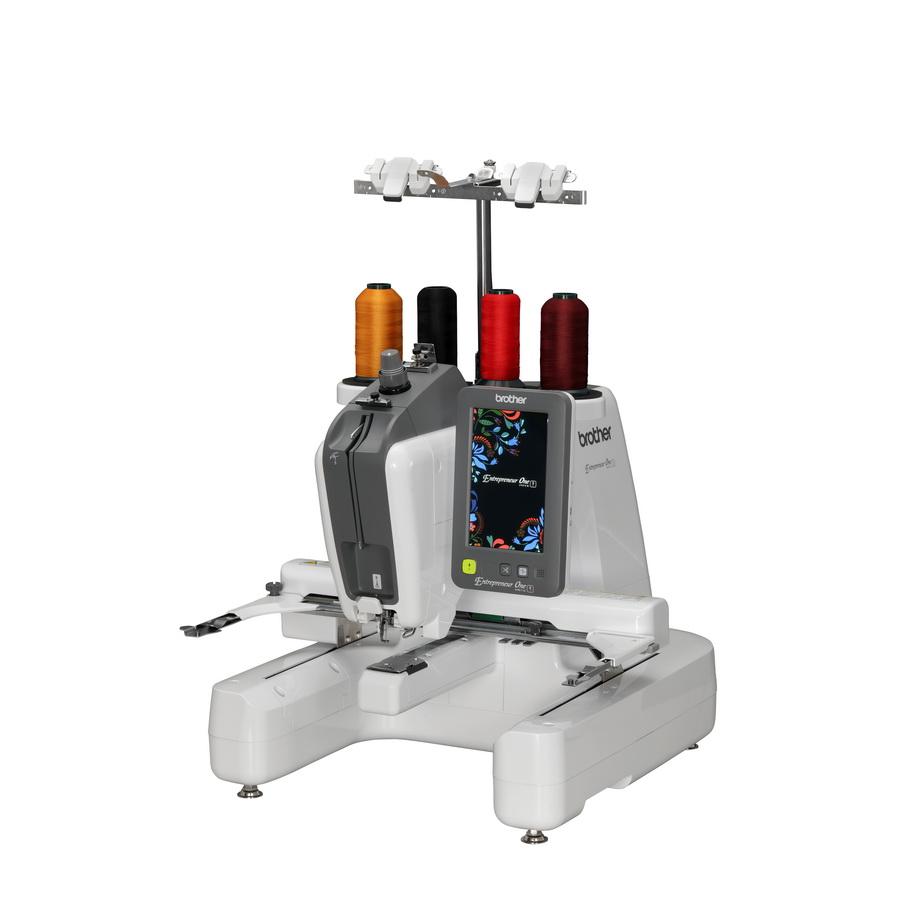 Brother Entrepreneur PR1X Single Needle Free Arm Embroidery Machine - Sewingmachinesplus.com