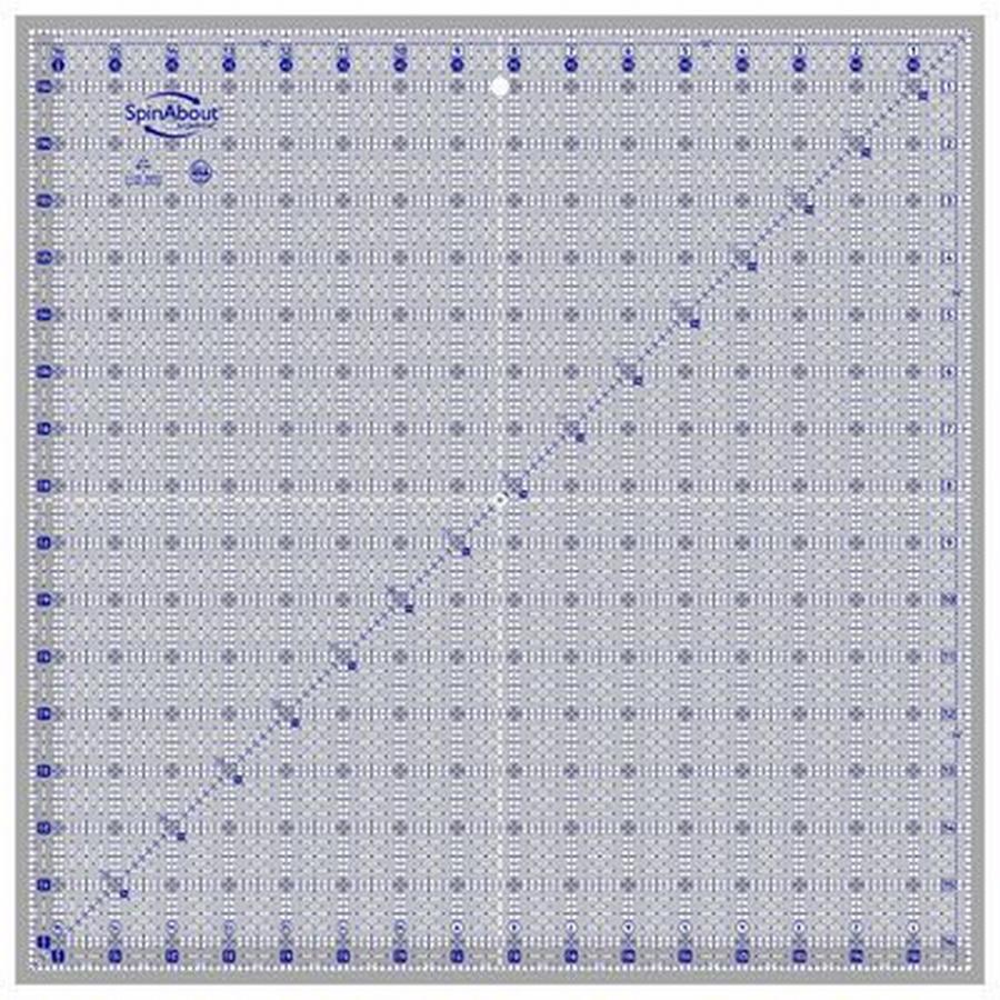 SpinAbout 16.5 in Square Ruler - Sewingmachinesplus.com