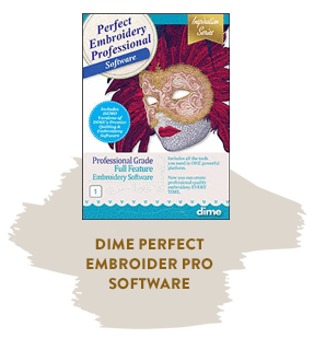 Dime embroidery Software