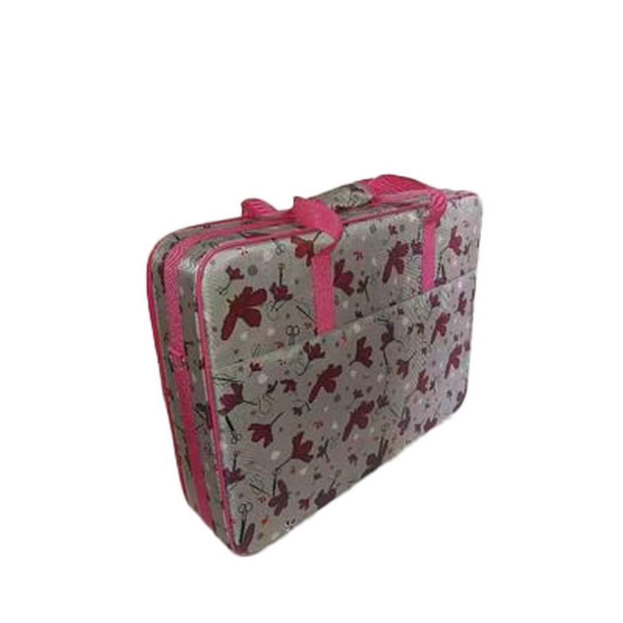 Tutto X-Large Embroidery Project Bag Daisies- Pink